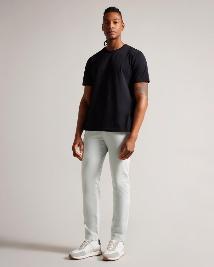 Pantalon Chino Ted Baker Slim Grise Clair Homme | TVV-14894240